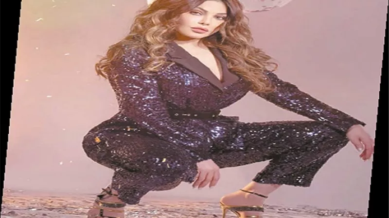 هيفاء وهبي سعيدة بنجاح حفل العلمين الجديدة