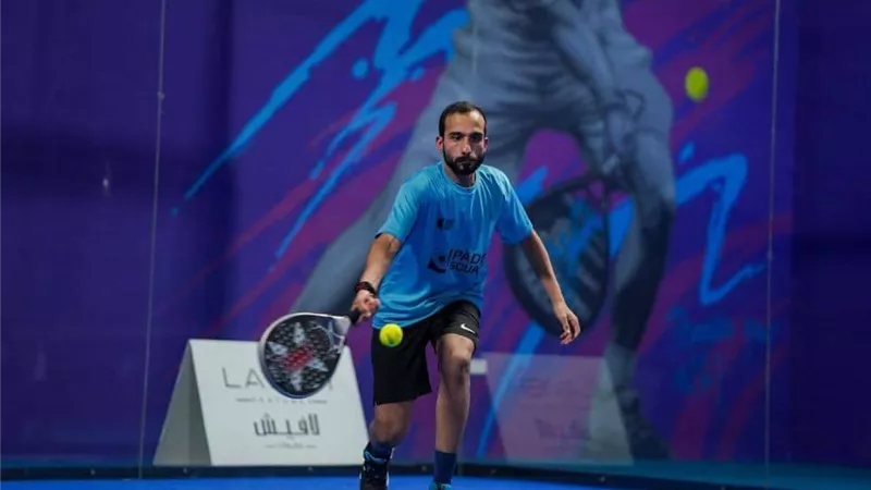 الماجد: مصر تشهد نهضة رياضية..واتمنى ان تنتشر لعبة البادل للتنس