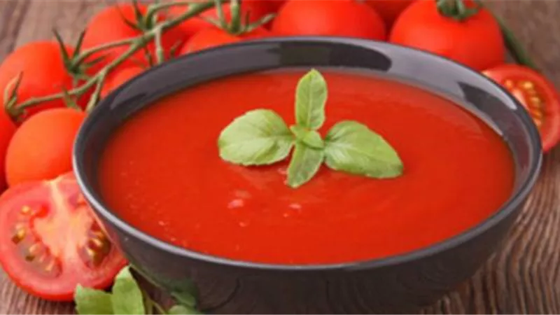 بنكهة الريحان..طريقة عمل شوبة الطماطم