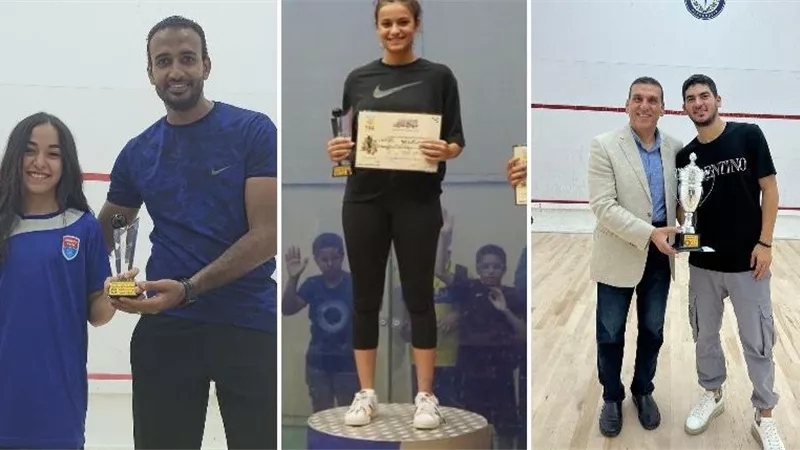 اسكواش الزهور يفتتح الموسم بنتائج جيدة