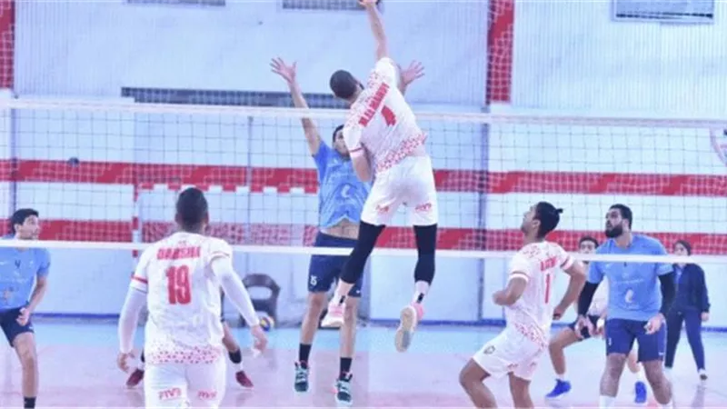 بطولة العين الدولية للطائرة .. الزمالك يهزم العربى الكويتى