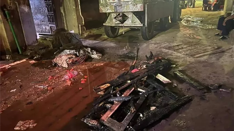 السيطرة علي حريق بشقة في شارع الترعة بالمنصورة