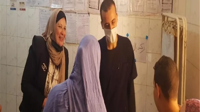 جامعة بنها تنظم قافلة طبية للكشف على اهالى قرية طنط الجزيرة بطوخ