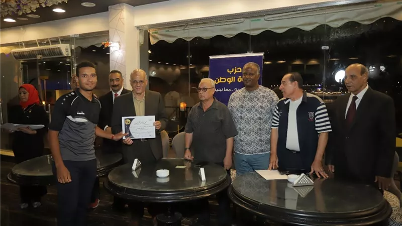 حزب حماة الوطن بالسويس يكرم منتخب مصر للدراجات بعد حصوله على ٢٦ ميدالية متنوعة