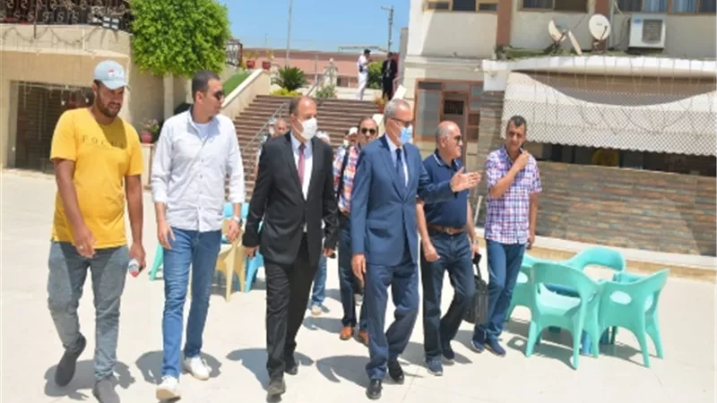 الهجان يتفقد المرحلة الثالثة من ممشى أهل مصر والمنطقة الاستثمارية بمدينة بنها