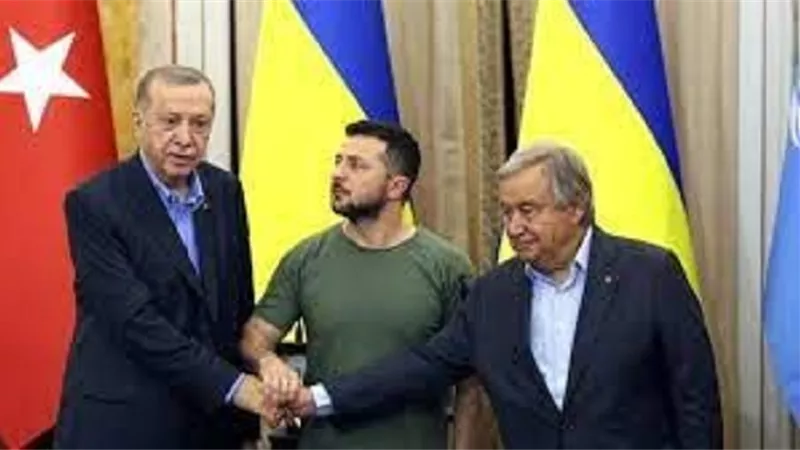 أوكرانيا ترحب بنتائج زيارة أنطونيو غوتيريش و أردوغان