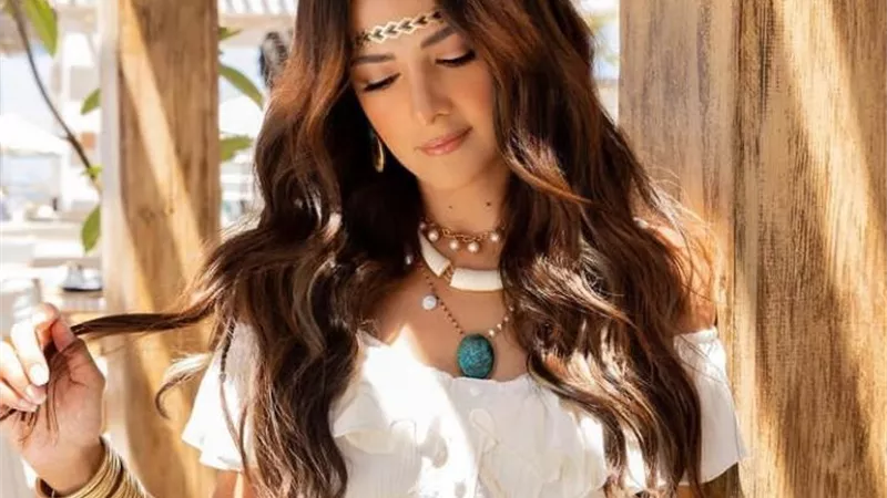 بالأبيض .. إطلالة ملائكية ل دنيا سمير غانم