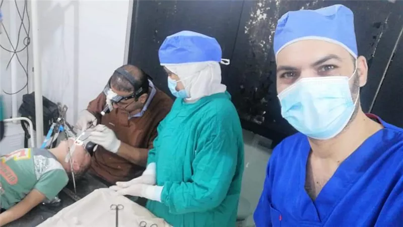 اجراء ٥٠ عملية استئصال لوز و لحميه بمستشفى سمسطا