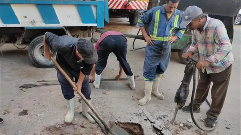تلبية شكاوى المواطنين فورا بحى الجمرك