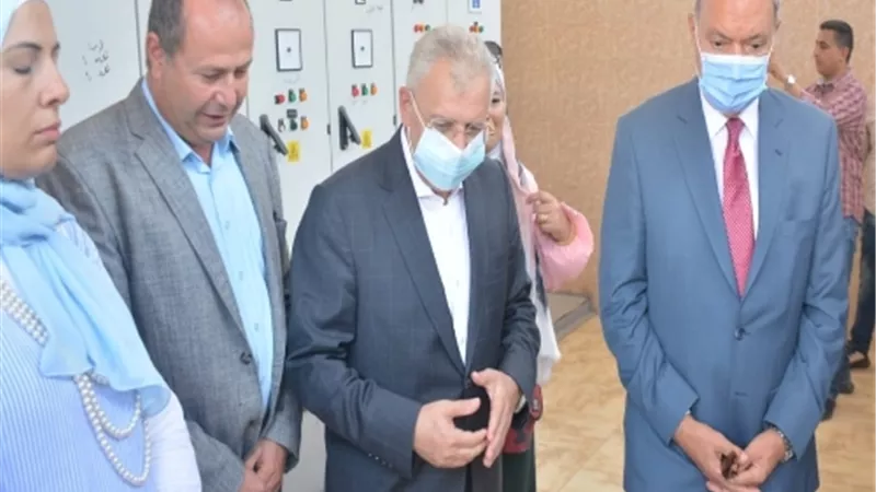 الهجان يفتتح عدداً من مشروعات قطاع مياه الشرب والصرف الصحي بالقليوبية