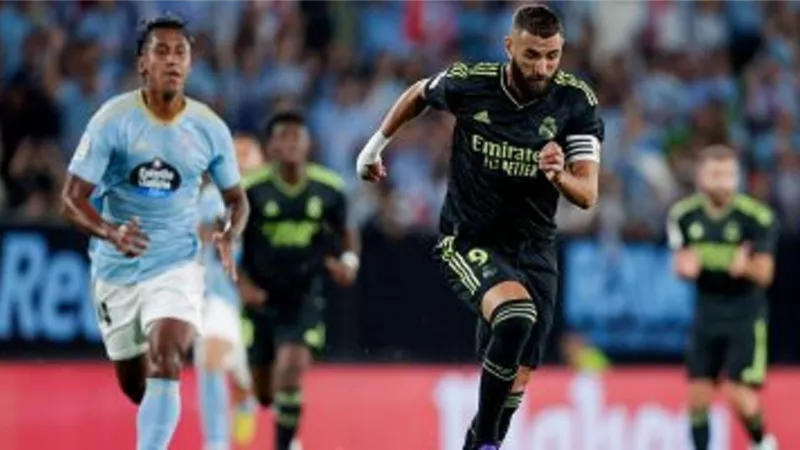 ريال مدريد يتقدم على سيلتا فيجو بنتيجة 2 - 1 فى نهاية الشوط الأول