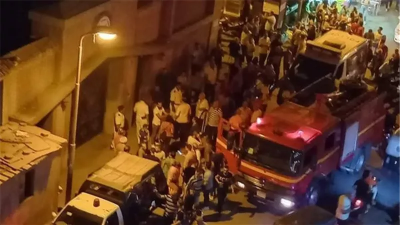 كاهن مارجرجس بشبرا ينفى حدوث حريق بالكنيسة