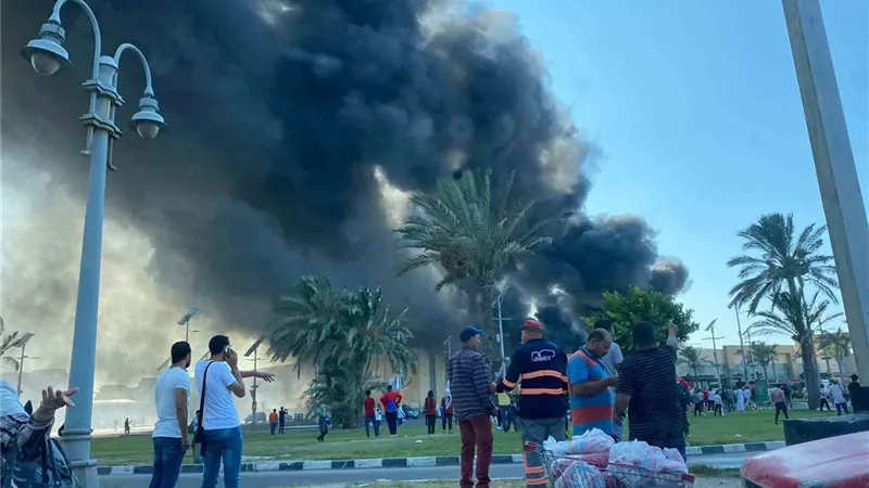 مصدر أمنى يكشف تفاصيل فحص أجهزة الأدلة الجنائية لحريق كارفور بالإسكندرية