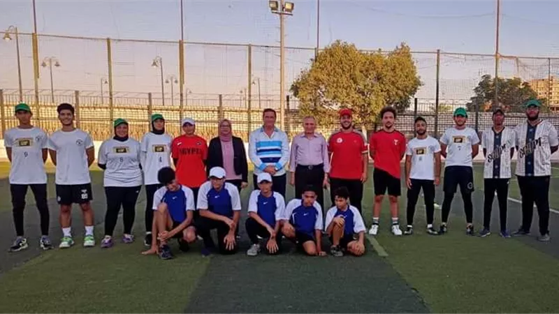 الجيزه بطل البيسبول وبنى سويف المركز الثالث