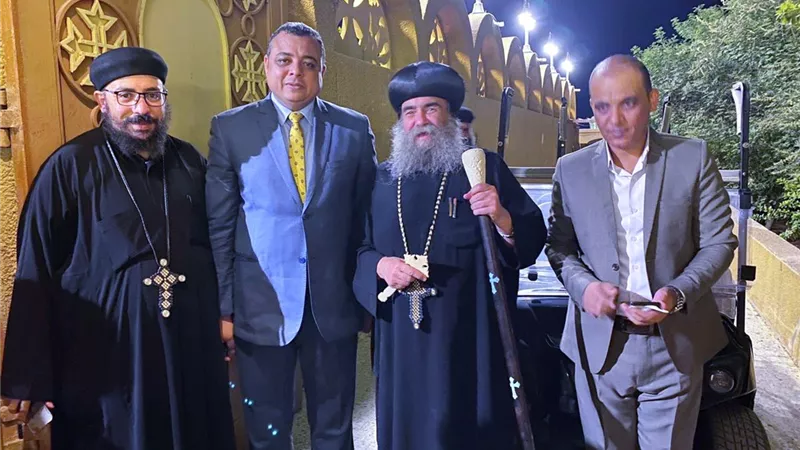 العربي للتطوع بالبحرين يقدم التهنئة للأنبا يؤانس بمناسبة ذكري رحلة العائلة المقدسة
