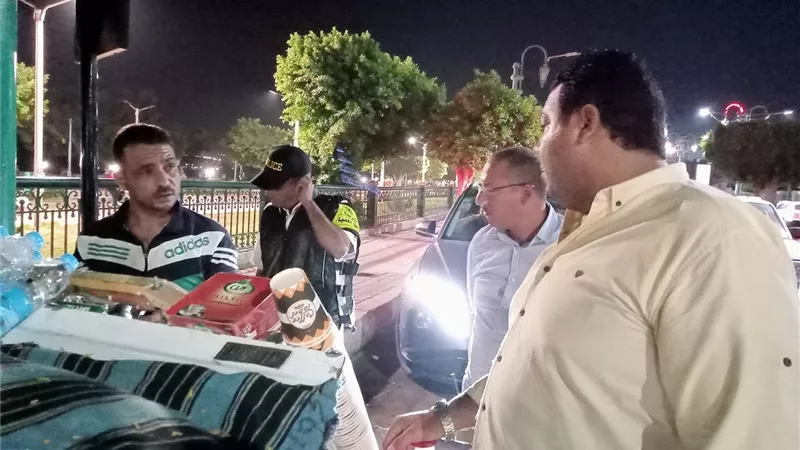 رئيس مدينة المنيا : حملات مكثفة لرفع الاشغالات من طريق كورنيش النيل