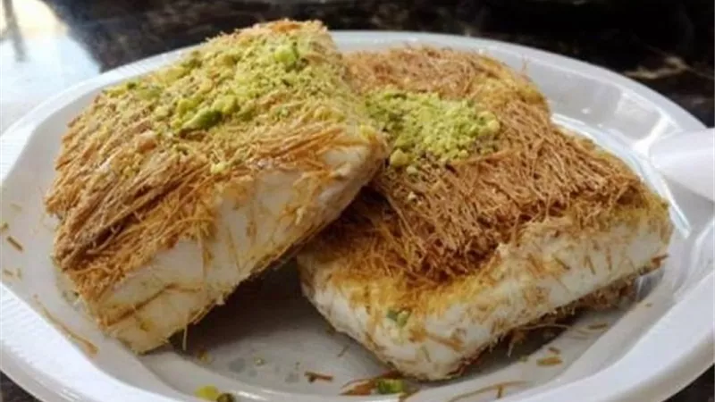 طريقة عمل كنافة بالآيس كريم
