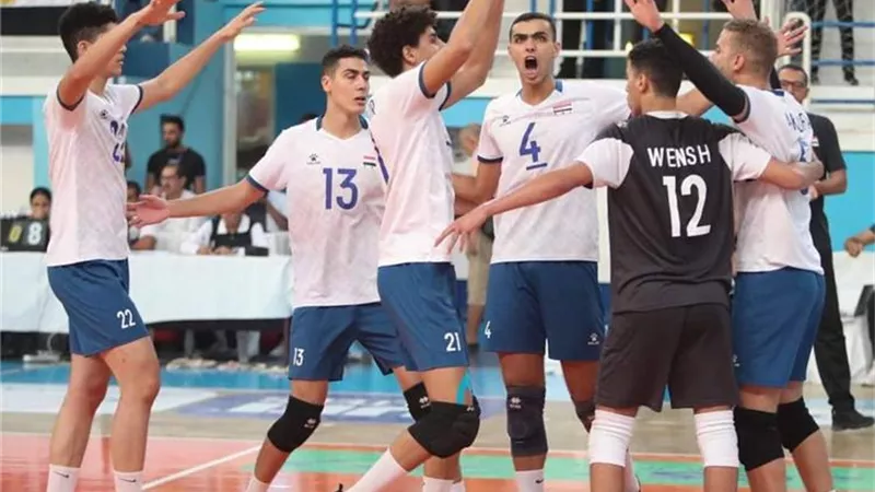 منتخب مصر للشباب يتوج ببطولة إفريقيا لكرة الطائرة بالفوز على تونس
