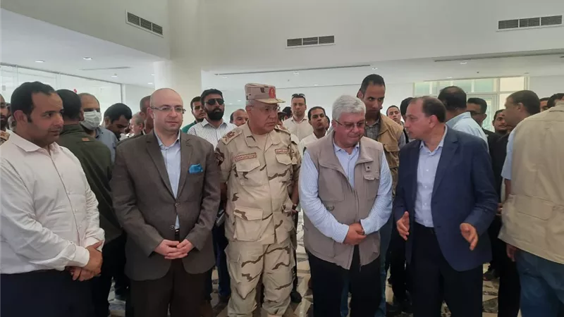 وزير التعليم العالي يتفقد جامعة بني سويف الأهلية