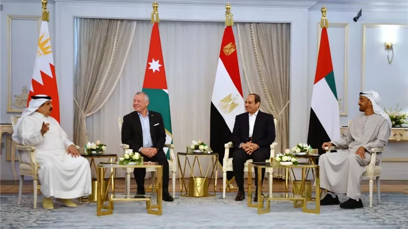متحدث الرئاسة: لقاء الرئيس السيسي وقادة البحرين والأردن والإمارات تناول مختلف جوانب التعاون المشترك