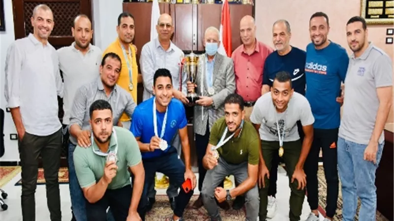 فريق مياه القليوبية يحصد المركز الاول في كرة القدم على مستوى الجمهورية