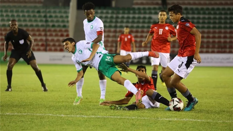 منتخب الناشئين يفوز على السعودية بثلاثية في كأس العرب