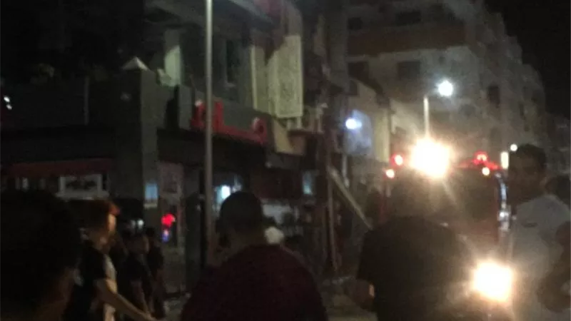 السيطرة علي حريق فى مطعم شهير بالغردقة