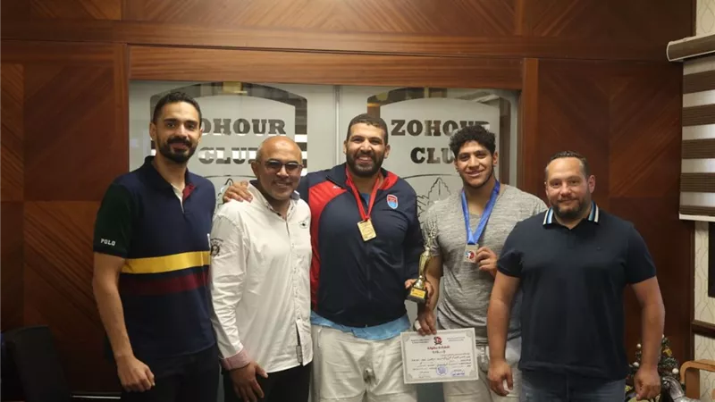 ميزان +100 كجم ببطولة الجمهورية للجودو تحت سيطرة الزهور