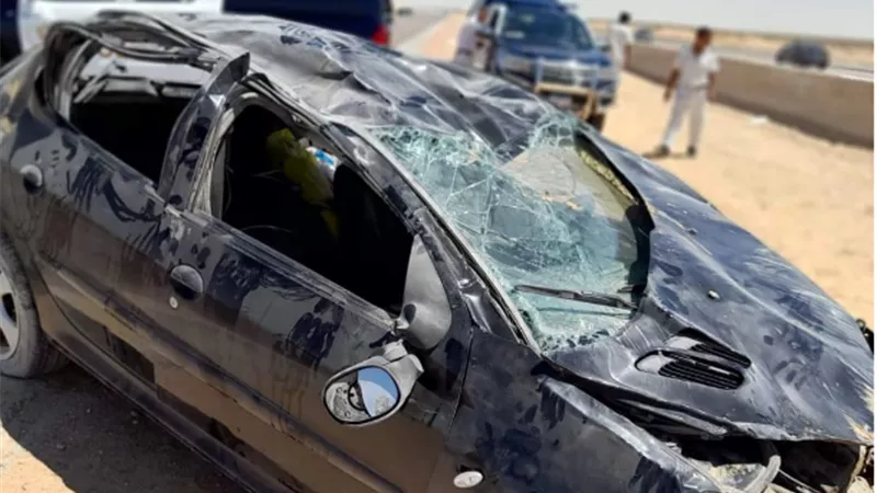 نجاة معاون وزير الشباب والرياضة من الموت بعد انقلاب سيارته.. وهذه حالته الصحية