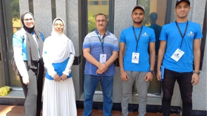 طلاب جامعة الأقصر يشاركون في لقاء قمة كأس المعرفة بجامعة عين شمس