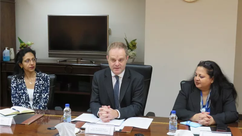 وزير المالية.. في لقائه مع السفير البريطاني بالقاهرة: قادرون على التعامل المرن مع المتغيرات الاقتصادية العالمية