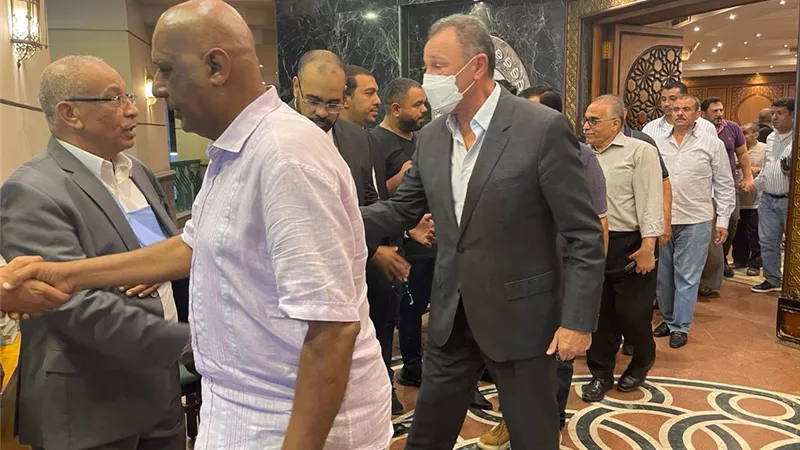 مجلس الأهلي فى عزاء أحمد مغربي كبير مشجعي القلعة الحمراء