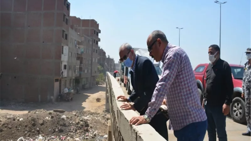 الهجان يتفقد أعمال إزالة المباني المتعارضة مع توسعة الطريق الدائري بنطاق 6 مدن