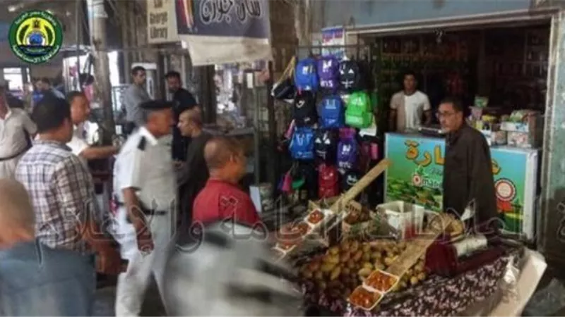 حملة مكبرة لرفع الإشغالات و عودة الانضباط بحي ثان الإسماعيلية
