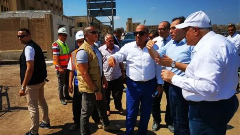 خلال زيارته لشركة غزل المحلة.. وزير قطاع الأعمال العام يجري جولة تفقدية بمواقع الإنشاءات الجديدة للمصانع