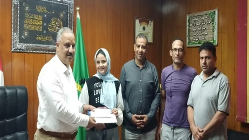 بعد حصولها على الذهبية.. تكريم رانيا فتحى ابنة المشروع القومي للموهبة والبطل الاوليمبي بالقليوبية