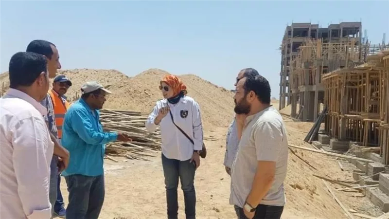 رئيس جهاز السويس الجديدة تتفقد الأعمال بسكن لكل المصريين