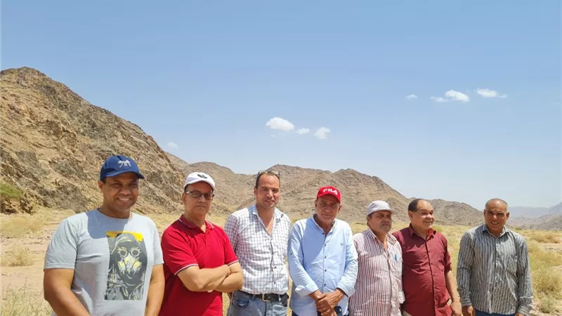 لجنة من الآثار والمحليات تعاين وادى حبران فى إطار مشروع التجلى الأعظم بجنوب سيناء