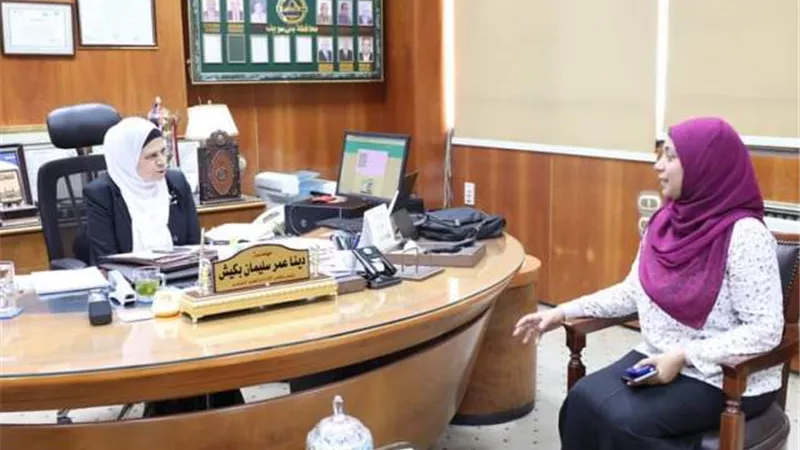 كوادر شابة جديدة بشركة مياه بنى سويف