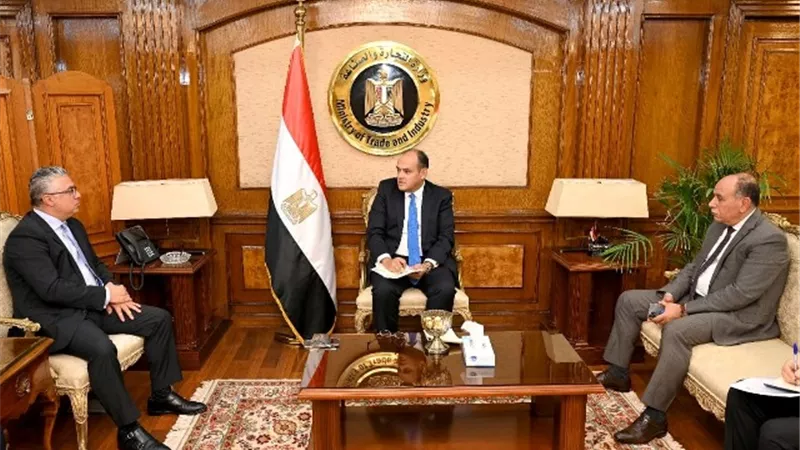 الفرص الاستثمارية بالمنطقة.. فى لقاء وزير الصناعة برئيس المنطقة الاقتصادية لقناة السويس