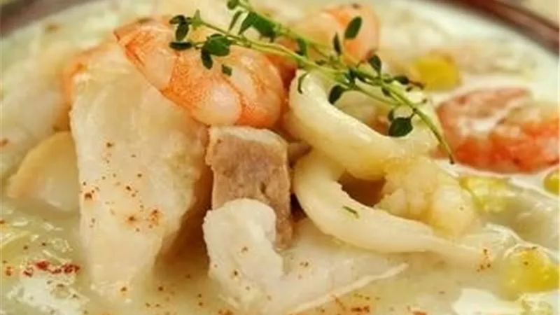 طريقة عمل شوربة السي فود بالمشروم