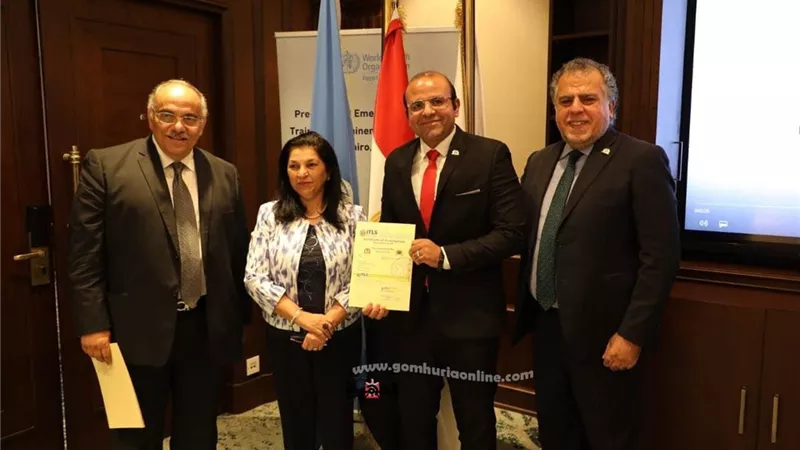طنطاوي يحصد شهادة مدرب دولي معتمد في التعامل مع الإصابات والطوارىء
