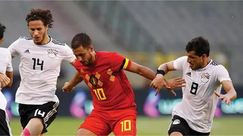 موعد مباراة مصر وبلجيكا الودية