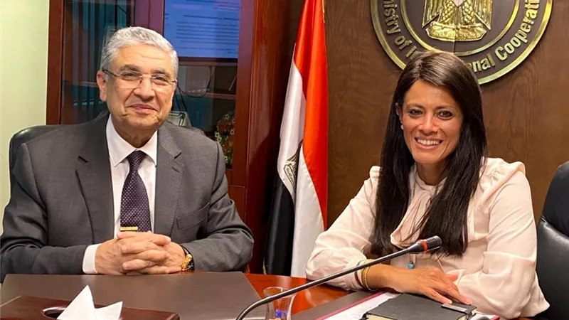 وزيرا التعاون الدولي والكهرباء يبحثان مشروعات الطاقة