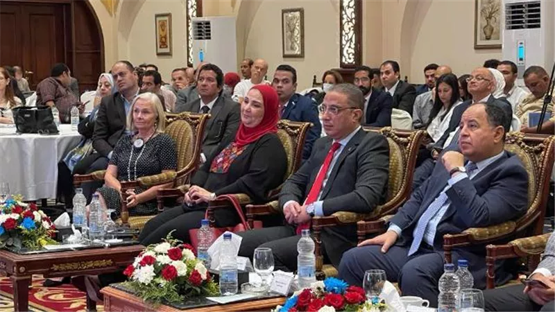 وزيرة التضامن تشارك في حفل إطلاق «المالية» للموازنة التشاركية