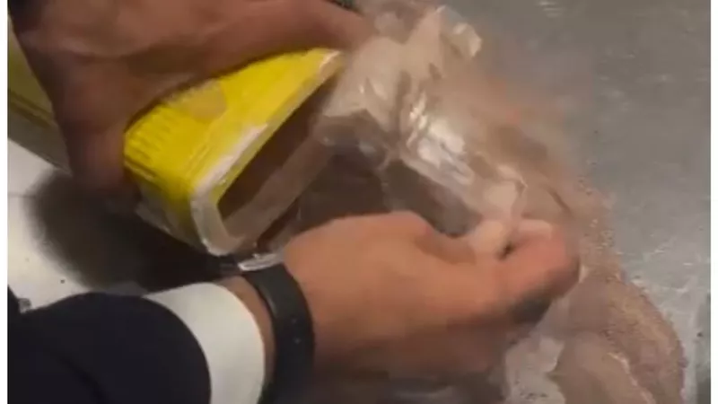 ضبط تهريب سجائر بزيت الماريجوانا و١١٠قرص ترامادول داخل علبه كاكاو