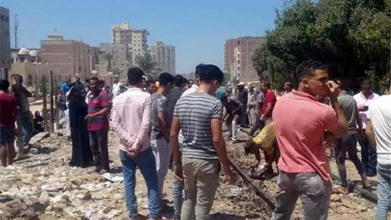 حادث قطار فاقوس.. يتصدر التريند