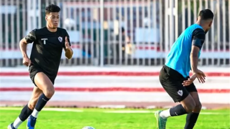 تدريبات تكتيكية في مران الزمالك