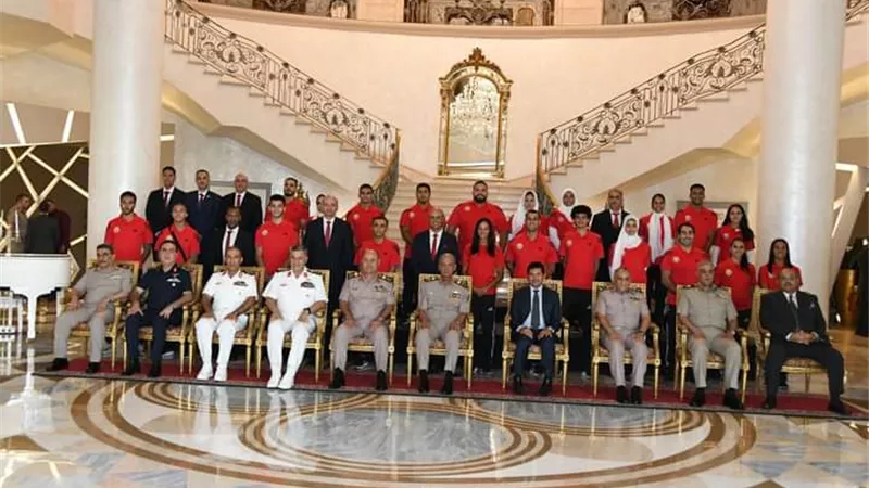 وزير الدفاع يكريم أبطال القوات المسلحة المحققين لإنجازات رياضية