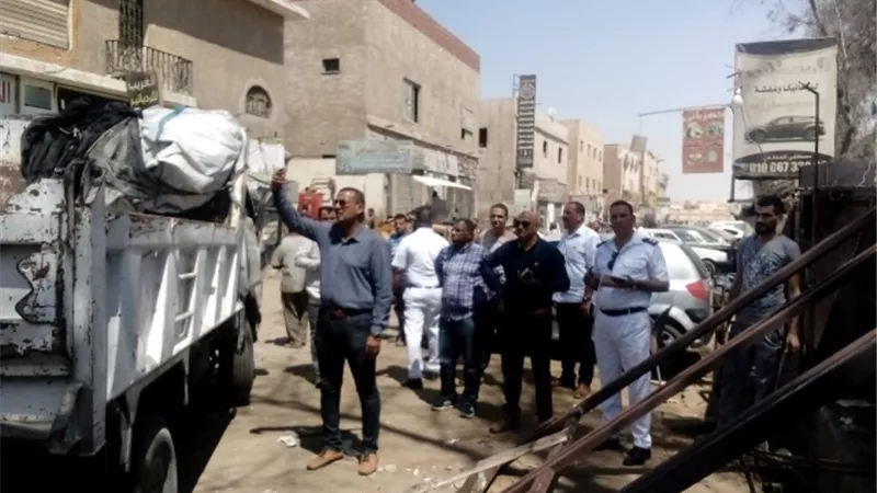 بشارة: جهاز الشروق يحرر 20 محضر فى حملة إشغالات مُكبرة.. بالصور